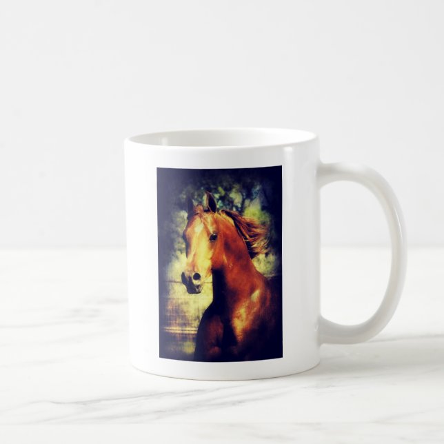 Sorrel Arabian Coffee Mug (Right)