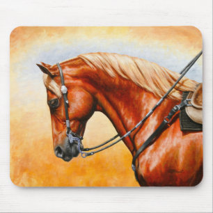 Sorrel Flaxen Chestnut Quarter Horse Mouse Pad