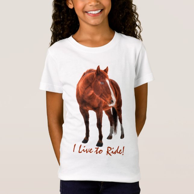 Sorrel Horse - Riders Equine Designer Shirt (Front)