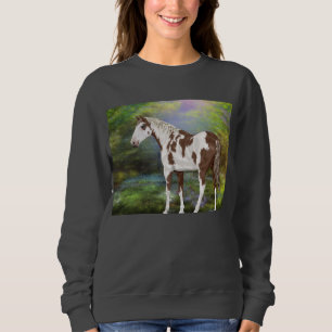Sorrel Tovero Paint Horse Print Sweatshirt