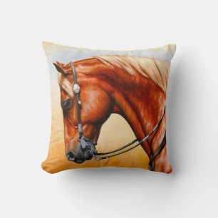 Sorrel Western Pleasure Quarter Horse Cushion