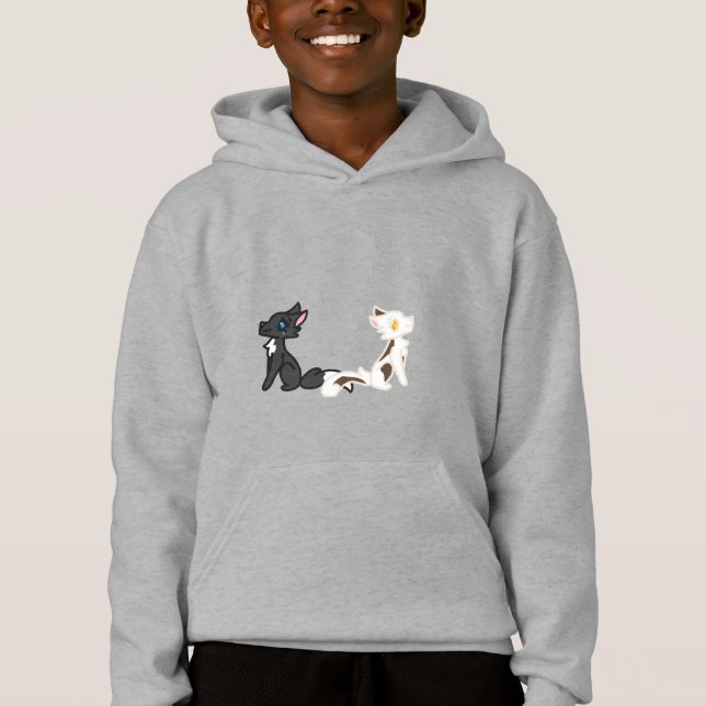 Sorreltail and cinderpelt kids hoodie (Front)