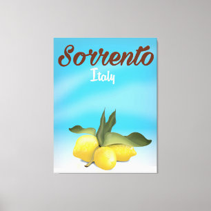 Sorrento Italian vacation travel poster Canvas Print