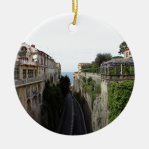 Sorrento, Italy Ceramic Tree Decoration