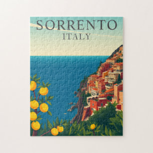 Sorrento Italy Jigsaw Puzzle Vintage Travel