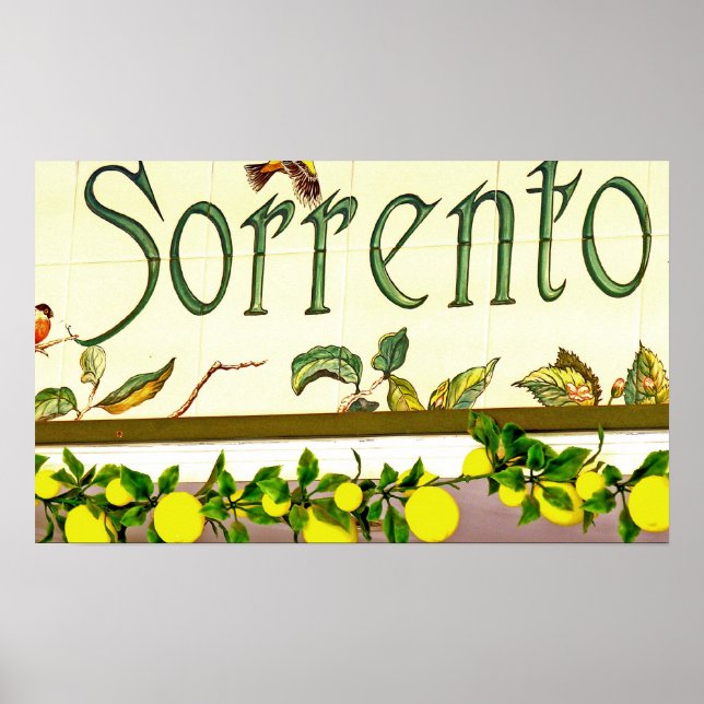 Sorrento, Italy, Sign (Front)
