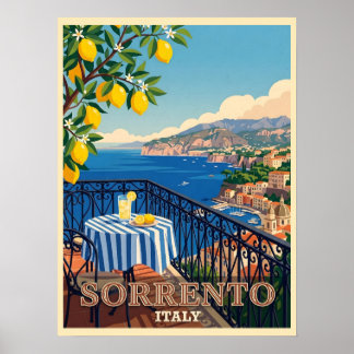 Sorrento Italy Travel Poster
