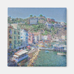 SORRENTO, Marina Grande, Fridge Magnet