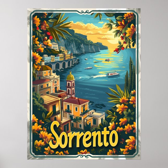 Sorrento Vintage Poster (Front)