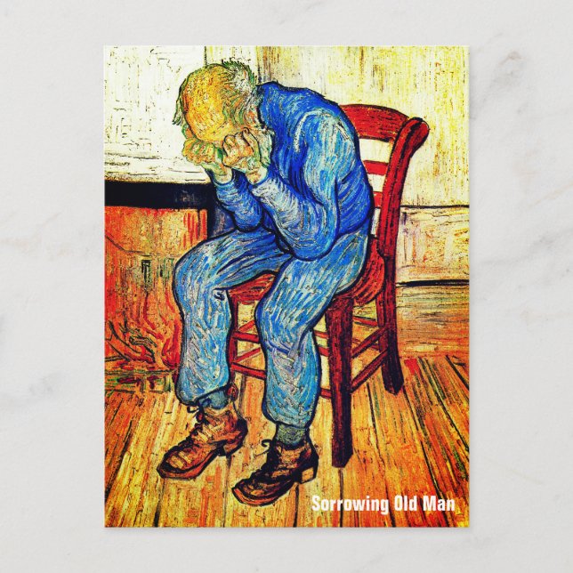 Sorrowing Old Man By Van Gogh Postcard (Front)