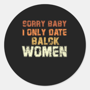 Sorry Ba Classic Round Sticker