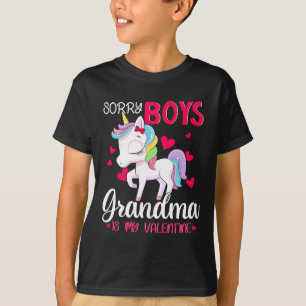 Sorry Boys Grandma Is My Valentine Valentine's Day T-Shirt