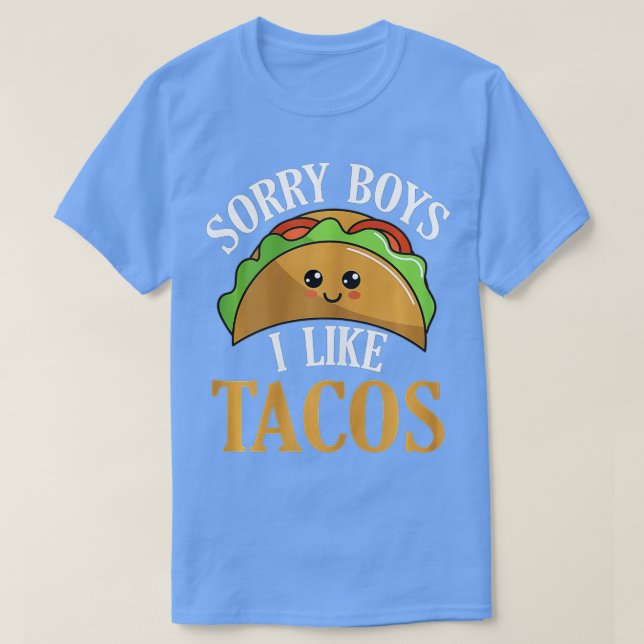 Sorry Boys I Like acos  Adult Humour LGB Innuendo  T-Shirt (Design Front)