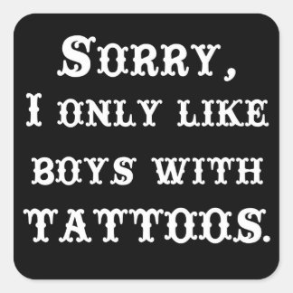 Sorry Boys Sticker