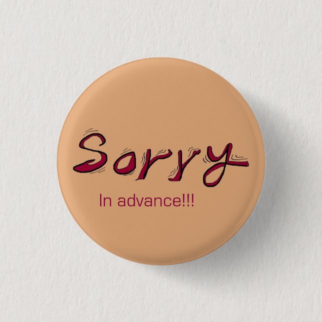 sorry buttons (Front)