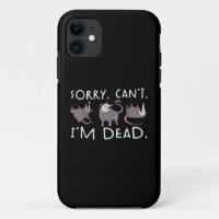 Sorry Can't Possum Dead Funny Opossum Fake Death T