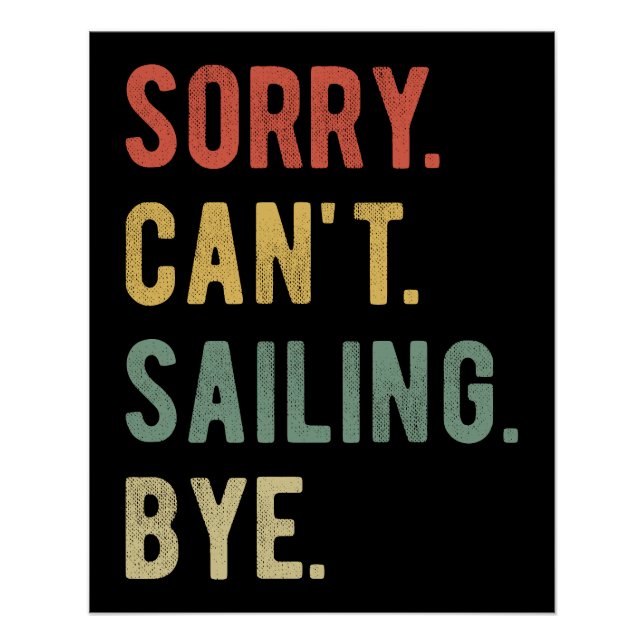 Sorry Can't Sailing Bye II Poster (Front)