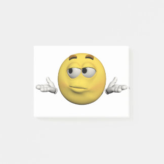 Sorry emoticon post-it notes