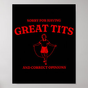 Sorry For Having Great And Correct Outfit Onions Poster
