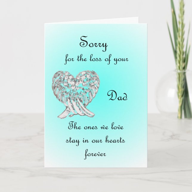 Sorry For The Loss Of Your Dad Card (Front)