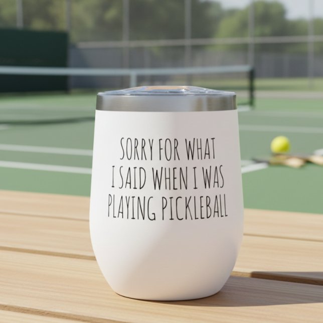 Sorry for what I said Playing Pickleball (Creator Uploaded)