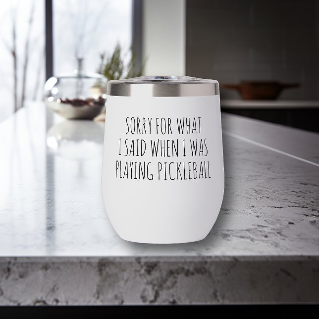 Sorry for what I said Playing Pickleball (Creator Uploaded)