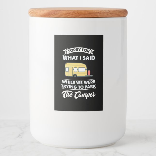 Sorry For What I Said While We Hiking Food Label (Front)