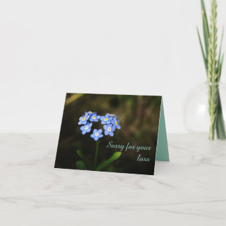 sorry for your loss card