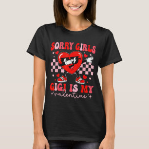 Sorry girls gigi is valentine dabbing heart kids T-Shirt