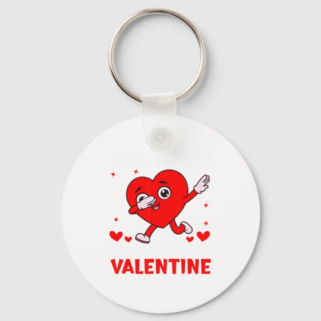 Sorry Girls Mom Is My Valentine Toddler Boy Valent Key Ring (Front)