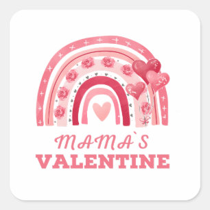 Sorry Girls Mummy is My Valentine For Ever Square Sticker