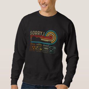 Sorry I-DGAF Hidden Message Guitar Chords Music No Sweatshirt