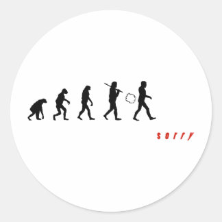 Sorry I Farted! Classic Round Sticker