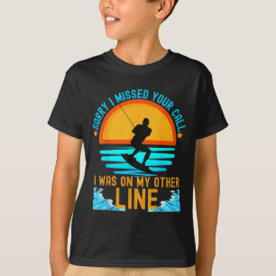 Sorry i missed your call water skiing T-Shirt