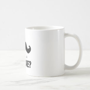 Sorry I moustache....are you a zombie? Coffee Mug