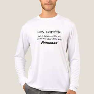 Sorry I Slapped You Tri-Blend Shirt