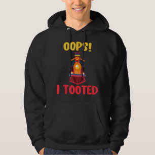 Sorry I Tooted Train For Boys Kids Men Oops I Toot Hoodie