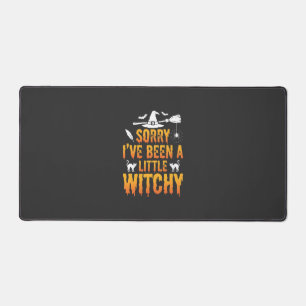 Sorry I’ve Been A Little Witchy Halloween Desk Mat