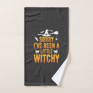 Sorry I’ve Been A Little Witchy Halloween Hand Towel