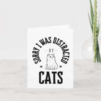 Sorry I was distracted by cats buttons Card