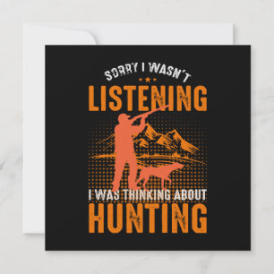 Sorry I Wasnt Listening Invitation
