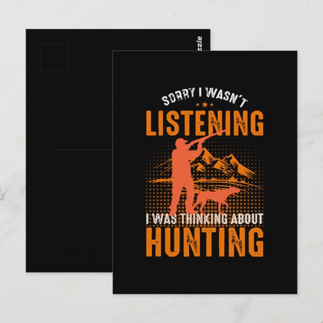 Sorry I Wasnt Listening Postcard (Front/Back)