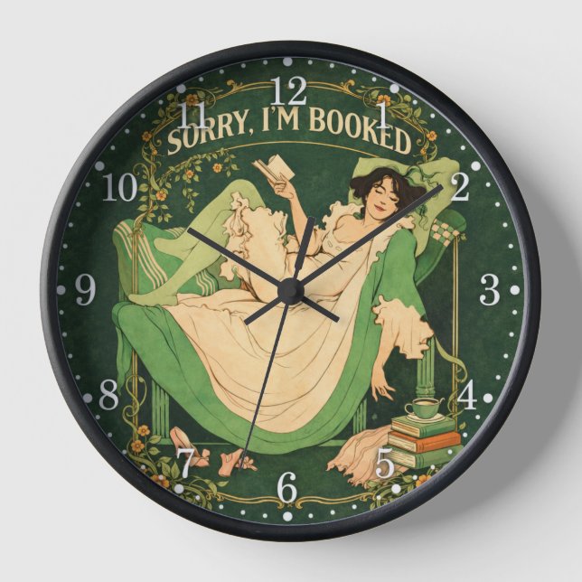 Sorry, I'm Booked Clock (Front)