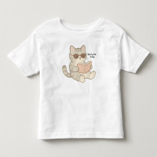 Sorry I'm Busy | Cosy Cat Bookworm Design Toddler T-Shirt