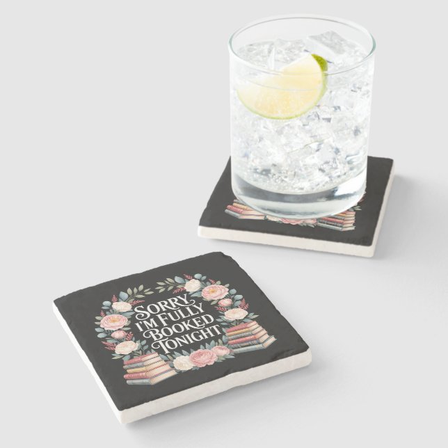 Sorry I'M Fully Booked Tonight Stone Coaster (Side)