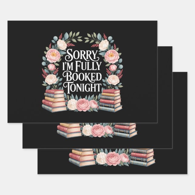 Sorry I'M Fully Booked Tonight  Wrapping Paper Sheet (Set)