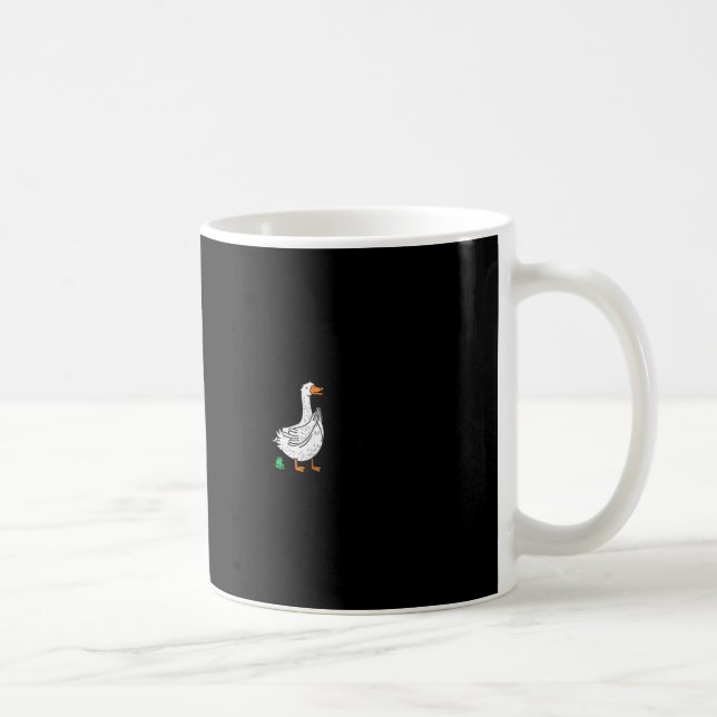 Sorry I'm Late Funny Goose Christian Bible Verse F Coffee Mug (Right)