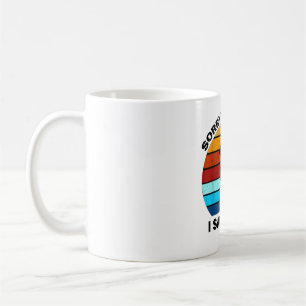 Sorry I'm Late I Saw A Dog retro dog Coffee Mug