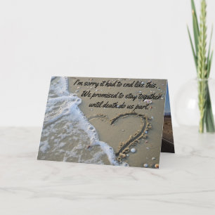 Sorry It Had To End Like This Funny Put-Down Bye 2 Card