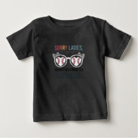 Sorry Ladies Baseball Love Design